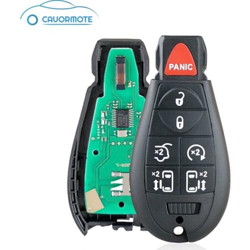 433MHZ Remote Key For Chrysler Town & Country Electronic Chip 7 Buttons Folding Flipped Smart Car Key Fob For Volkswagen Routan