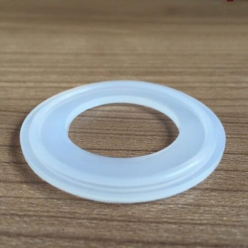 5PCS Fit 38mm Pipe O/D Sanitary Fit 1.5" Tri Clamp Silicone Sealing Strip Gasket Ring Washer For Homebrew Outer Diameter 50.5mm