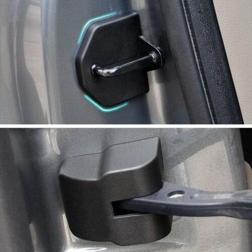 8Pcs/set Car Door Lock Decoration Cover Car Covers Door Stopper Protection Cover For Ford Focus 2 MK2 2005-2013