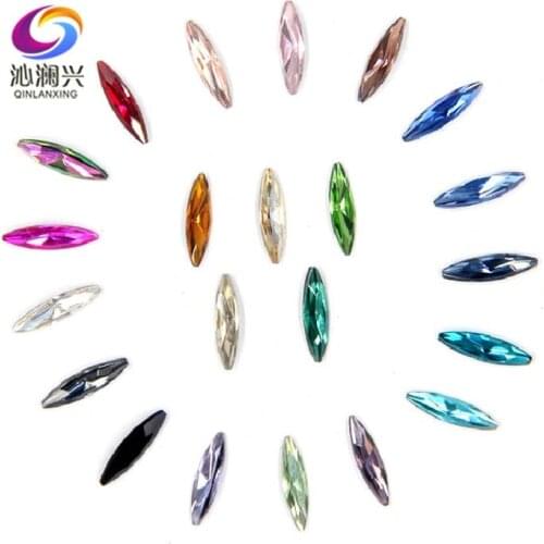 Free shipping 4x15mm 50pcs/pack Rectangle shape pointback High quality Glass loose rhinestones,nail art/Diy/Clothing accessories