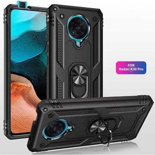 For Xiaomi POCO F2 pro Armor Shockproof Case for POCO F2 pro Military Drop Protective Magnet Car Holder Phone Cover