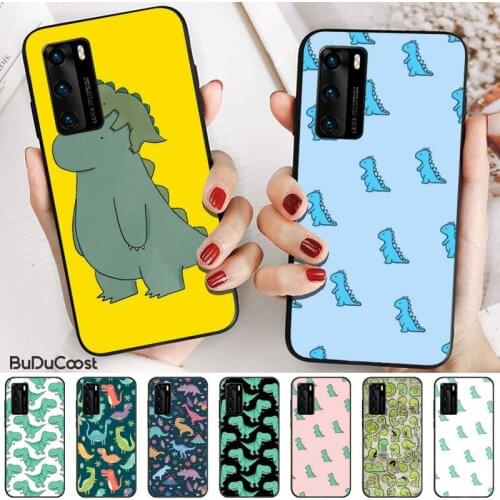 Chenel Cartoon cute dinosaur Shell Luxury Unique Phone Case for Huawei P40 P30 P20 lite Pro Mate 30 20 Pro P Smart 2020 prime