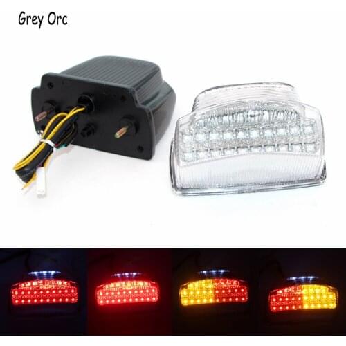 For HONDA CBR 600 RR CBR600 RR CBR600RR 2007-2012 Motorcycle Rear Turn Signal Tail Stop Light Lamp Integrated