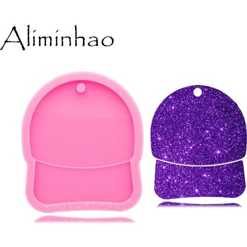 DY0622 Super Glossy Hat Keychain Mold - DIY Handmade Mould - Resin Crafting Mold - Epoxy Jewellery Silicone Mold