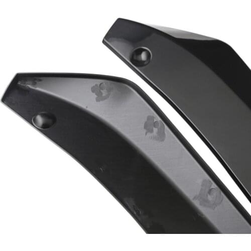 Pack of 2 Universal Bumper Spoiler, Car Rear Bumper Canard Diffuser Spoiler Lip Splitter