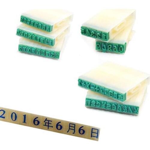 DIY Plastic English Alphabet Letter Number Stamps Set Craft Marking Tool Arts Crafts & Sewing Stampers Set DIY Tool Scrapbooking