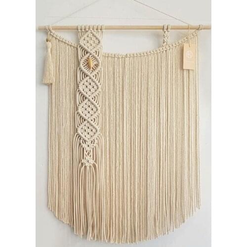 2021 Boho Handmade Wall Hanging Boho Minimalist Woven Tapestry Wall Art Ornament For Dorm Room Bedroom Party Wedding Home Decor