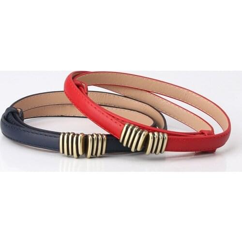 New Big-name Designer Simple Style Belt PU Patent Leather Fine Ladies Belt Luxury Brand Belts For Women