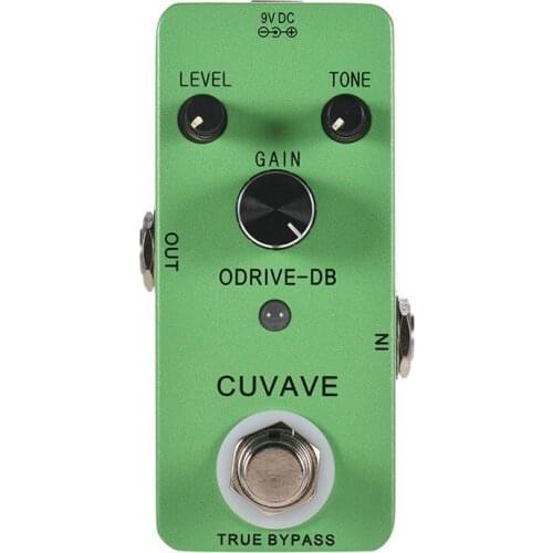 CUVAVE ODRIVE-DB Analog Overdrive Guitar Effect Pedal Overdrive Effect Guitar Pedal Zinc Alloy Shell True Bypass