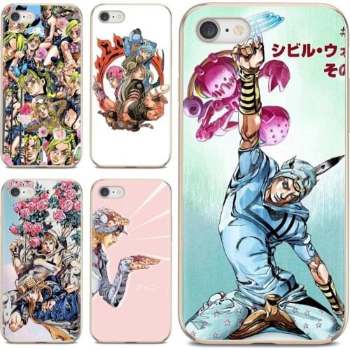 For Samsung Galaxy A10 A40 A50 A70 A3 A5 A7 A9 A8 A6 Plus 2018 2015 2016 2017 Silicone Cover Bag Jolyne Kujo Johnny Joestar Jojo