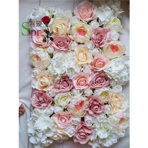 SPR Free Shipping-10pcs/lot Artificial wedding rose flower wall background arrangement flowers road lead flowers decorations