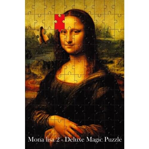 Mona Lisa 2 Magic Puzzle Magic Tricks Stage Magic Mentalism Magia,Classic Magie Toys,Joke,Gadget,Gimmick