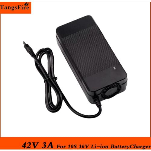 42V 3A Battery Charger For 10S 36V Li-ion Battery Electric Bike Lithium Battery Charger High Quality Strong Heat Dissipation