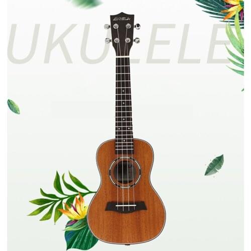 23/26 Inch Ukulele 4 Strings Mahogany Ukulele Rosewood Fretboard Hawaii Mini Guitar Instrument for Music Lovers Gift UK23100