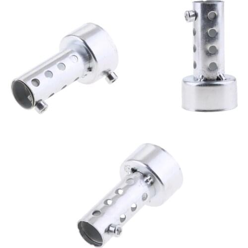 3x Metal Exhaust Baffle - 42mm 45mm 48mm Straight DB Killer - Noise Reducer