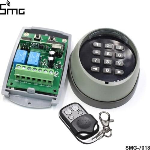 433.92MHZ Wireless Wall Keypad Access Control password Multi Function garage door opener garage command