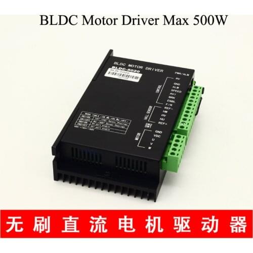 BLDC Motor Driver BLDC-5020 24V 36V 48V Brushless DC Motor 500w Voltage Range 24-50 VDC Speed Regulating
