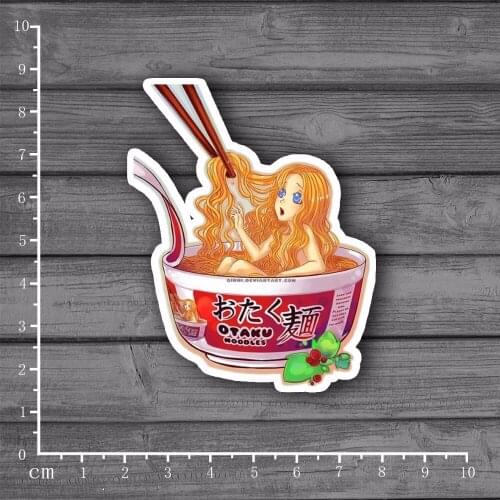 Don't Pull My Hair Instant noodles Notebook On Laptop Stationery Stickers For Kids Toys Home Decor Skateboard[Single]