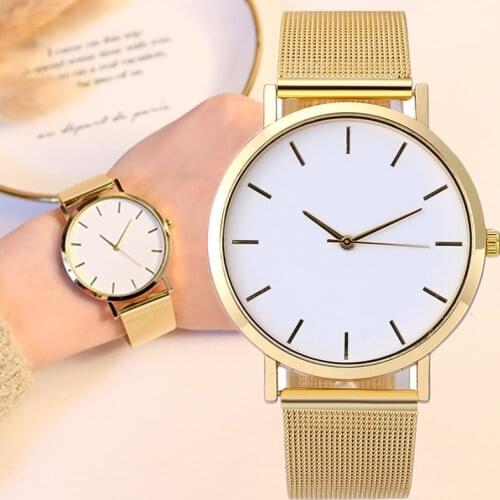 Zegarek Damski Fashion Simple Women Watches Woman Ladies Casual Mesh belt Quartz Watch Female Clocks Relogio Feminino Montre