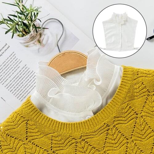 DIY Fake Collar Lace For Shirt Skirt Clothing Detachable Neckline Collar Ladies Women Handcraft Garments Sewing Decorating