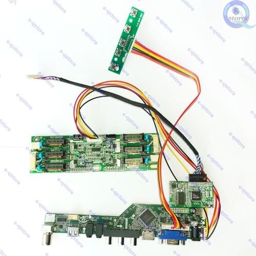 E-qstore:Reuse LM201W01(A5)(K3) LM201W01-A5K3 TMDS LCD Screen Panel HDMI-compatible VGA AV Controller Driver Board Panel Diy Kit