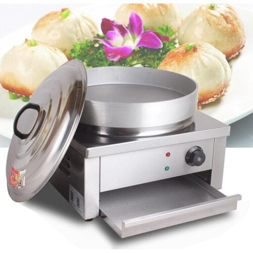 Electric Crepe Baking Pan Fried Dumpling Crepe Commercial Electric Desktop Frying Oven Pan Pancake Machine YXD-20