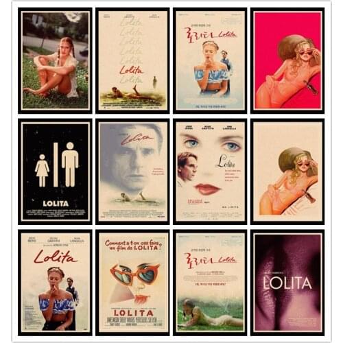 Perfect JL Lolita Vintage Posters For Home/Bar/Living Decor kraft Paper high quality poster wall sticker LLTHB01