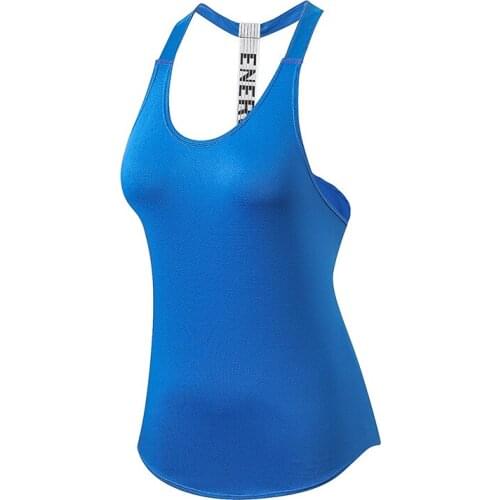 Quality 15% spandex Fitness Sports Yoga Shirt Quickly Dry Sleeveless Running Vest Workout Crop Top Female T-shirt