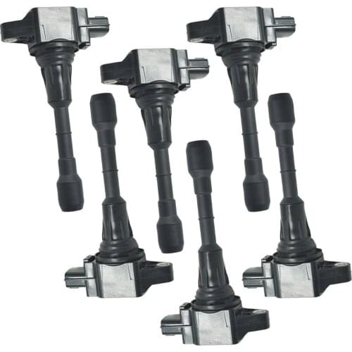 6pcs 22448-JA10A Ignition Coil For Nissan 350Z Altima Maxima Murano Pathfinder Infiniti EX35 FX35 G25 M35 2.5 3.5L 22448-JA10C