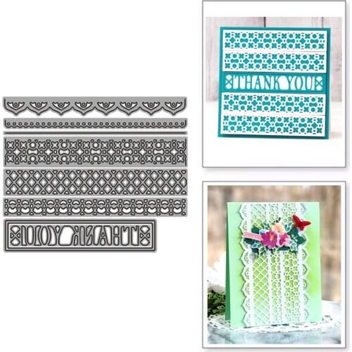 Lace New Metal Cutting Dies Stamps Dies Scrapbooking Handmade Tools Mold Cut Stencil DIY Card Make Mould Model Craft Decoration