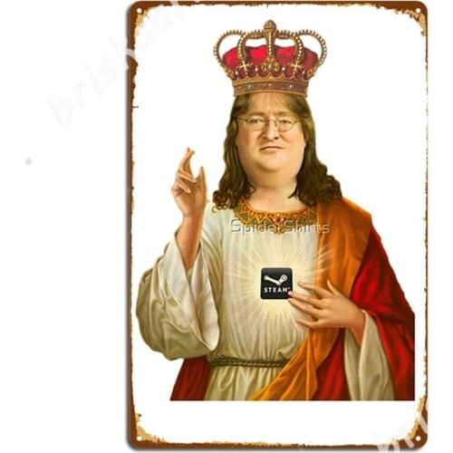 Lord Gaben Metal Signs Wall Mural Mural Wall Decor create Tin sign Posters