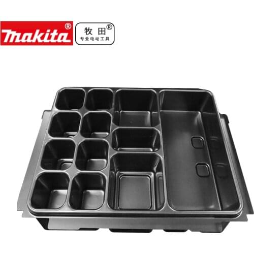 Makita Black 383 mm 283 mm 77 mm Suitcase P-83674 for No.1 No.2 No.3 No.4 Storage Toolbox