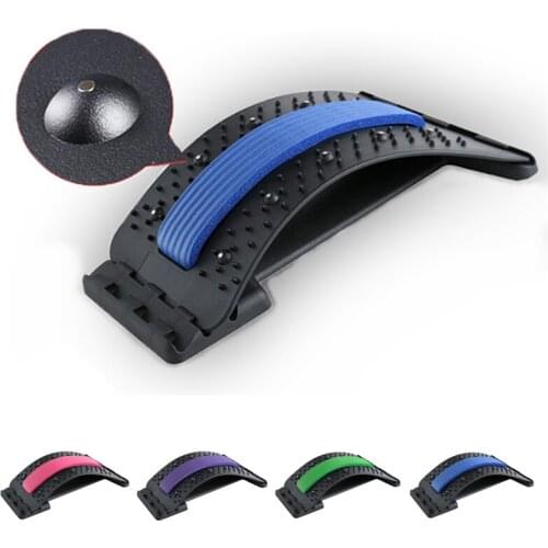 Massage Muscle Relaxation Posture Corrector Lumbar Support Spine Pain Relief Chiropractic Home Office Massageador Back Stretcher