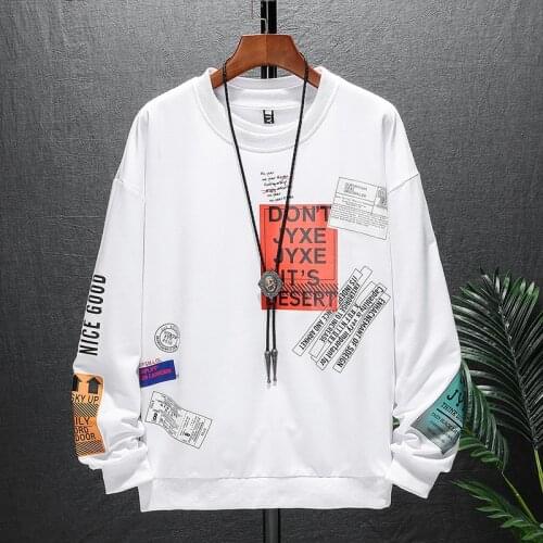 New Long sleeve Mens Hoodie Fashion Streetwear Digital Printing pullover Hoodies Men Casual Hip Hop Harajuku Sweatshirts Mens
