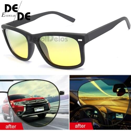 Men Polarized Sunglasses Day Night Women Driver Sun Glasses Top Quality Male Goggles Night Vision Eyewear