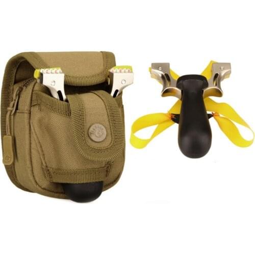 Nylon Slingshot Bag Back Outdoor Sports Steel Ball Package Through The Belt Durable Without Deformation