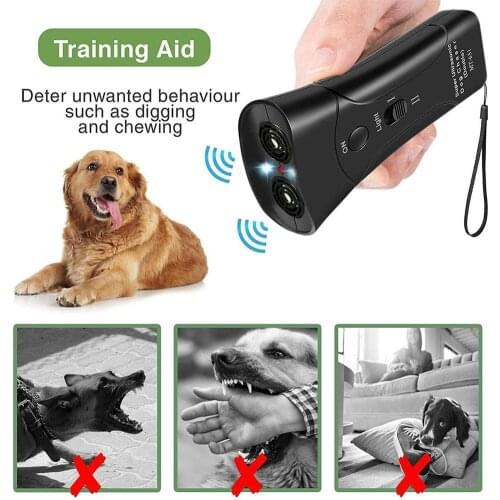 Travelling Portable Ultrasonic Dog Repeller Anti Barking Device Control Mouse Stop Training Bark Snake Pest Cat
