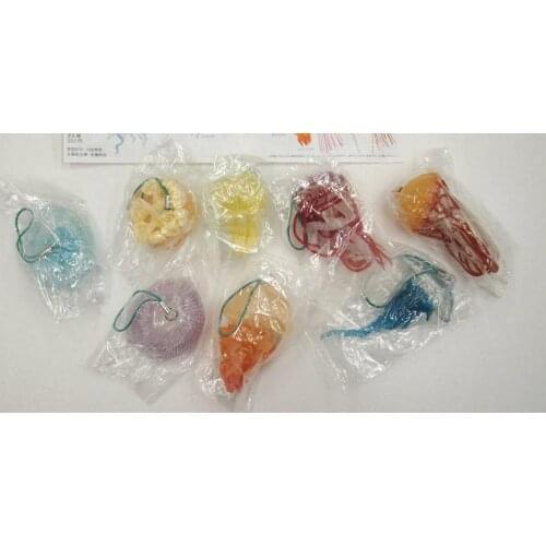 Pvc figure Simulation Animal Model jellyfish 8pcs/set