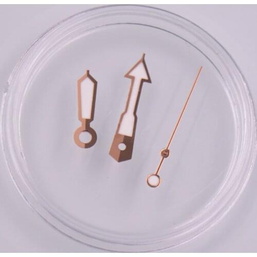 Rose gold Luminous Watch hands FIT NH35 NH35A NH36 movement watch parts