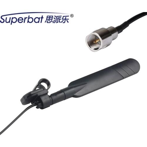 Superbat 850-960/1710-2170MHz 5db GSM 3G Antenna Laptop Mobile Phone Blade/Clip Signal Booster Aerial FME Male for Huawei Modems