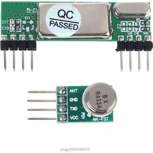 RXB6 433Mhz Superheterodyne Wireless Receiver Module + AK-FST small transmitting superheterodyne module D03 20 Dropship