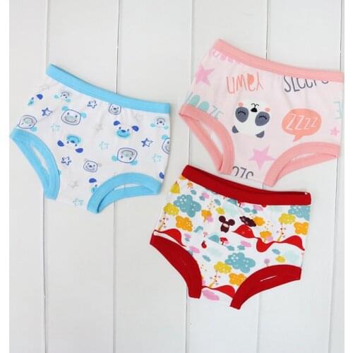 Little Q 0-3 years old baby panties 3 pieces/lot children underwear kids 100% cotton clothes boys and girls bottom 2019