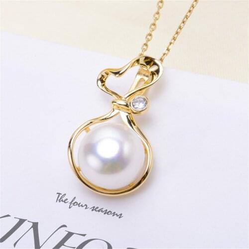 S925 Sterling Silver Screw Eye Pin Bail Top Drilled Beads End Cap For DIY Pearl Charm Pendant Connectors Jewelry Making