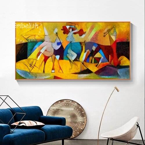 1 Pieces Famous Abstract By Picasso Modern Home Decor Wall Pictures HD Print On Canvas Oil Paintings Living Room Posters
