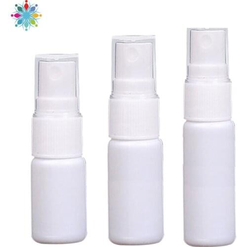 1PC 20/30ml Refillable Safe White Plastic Travel Portable Bottles Atomizer Empty Perfume Bottle Flask With Small Sprayer
