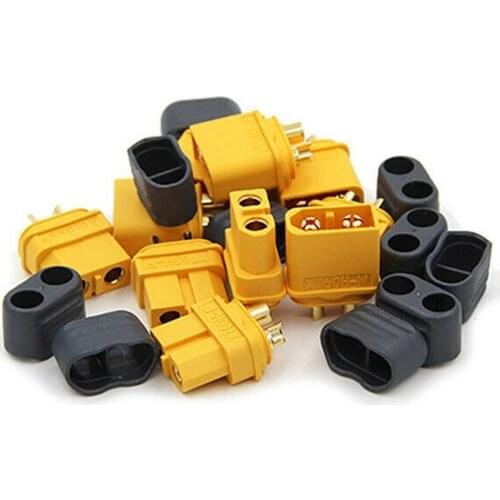 10pcs XT60 and XT60H Plug Connector With Sheath Housing 5 Male 5 Female