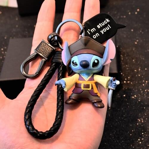2021 Cute Disney Cartoon Keychain Anime Interstellar Baby Keychain Cartoon Figure Key Chain Toys for Girl Women Key Chain Model