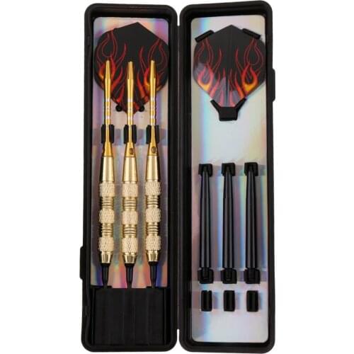3Pcs Soft Tip Darts with Shafts PET Flights Plastic Tips with Storage Case