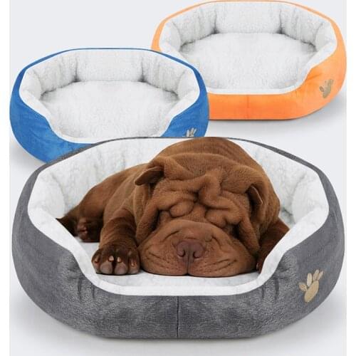 40x45cm Pet Dog Bed Mats Dog House Puppy Cat Nest Cashmere Sofa Warm Kennel Dog Blanket Pet Accessories Supplies Cama Perro