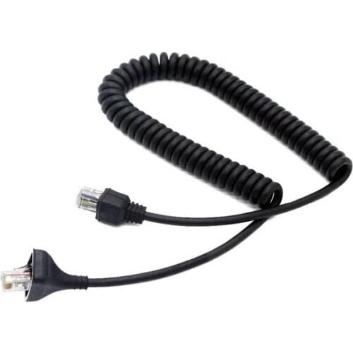 8 Pin Replacement Speaker Mic Cable Microphone Cord for Kenwood TK-868G TK-768G TK-862G TK-762G TM-271A TM-471A TK-760 Radio